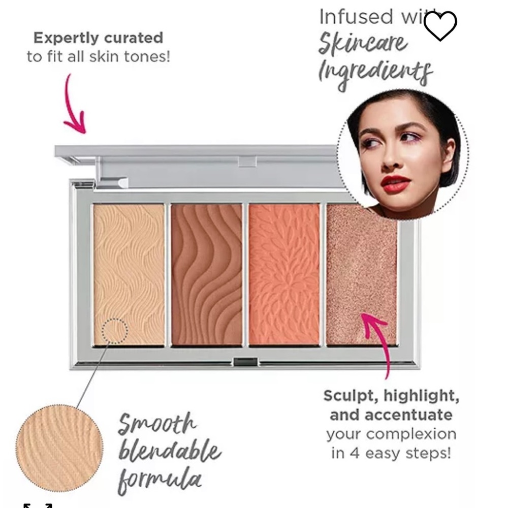 PUR
4-IN-1 SKIN-PERFECTING POWDERS | Face Palette